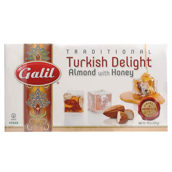 Turkish Delights Rahat-Lukum Almond – 1 lb (454gr)